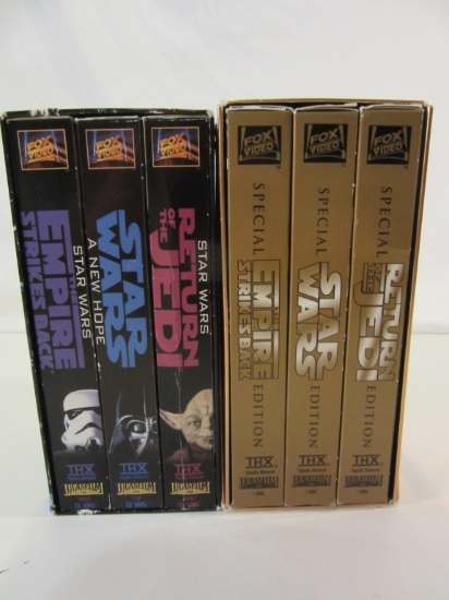2 Sets of Star Wars Trilogy VHS Tapes