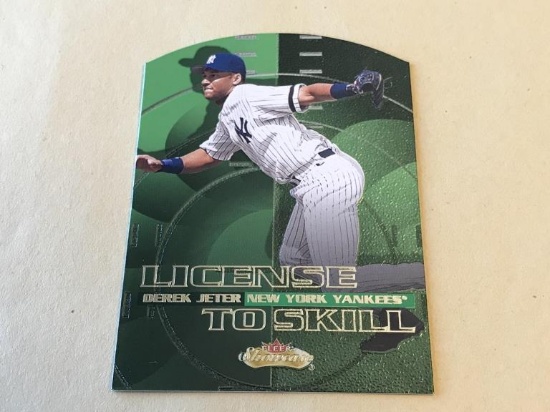 DEREK JETER 2000 Fleer Showcase License To Skill