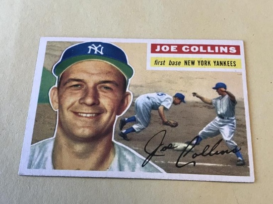 JOE COLLINS Yankees #21 1956 Topps Baseball Card