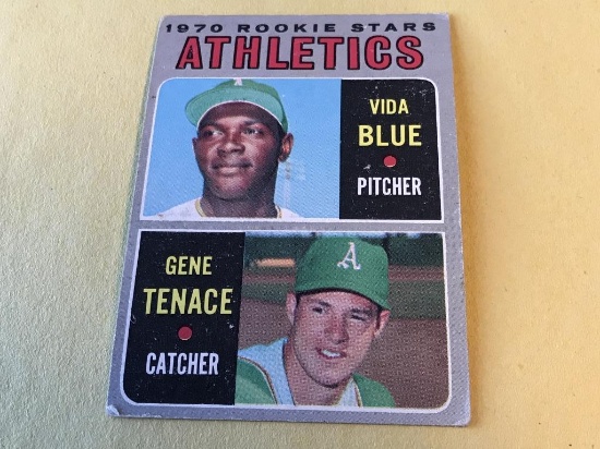 VIDA BLUE 1970 Topps Baseball ROOKIE Card