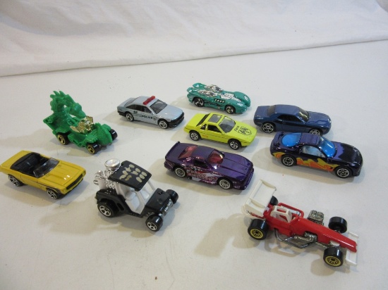 Lot of 10 Hot Wheel Vehicles, Incl. Fiero