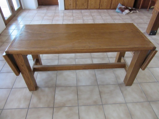 Extendable Wood Hall Table