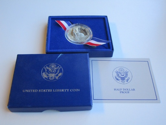1986 Liberty Half Dollar Proof Coin