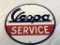 Vespa Service Motorcycle Metal Repro Sign