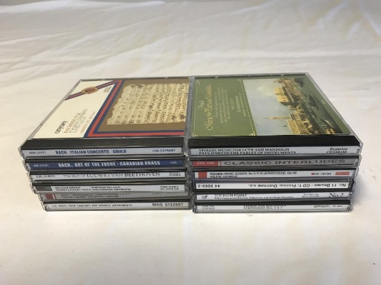 Lot of 12 CLASSICAL Music CDS