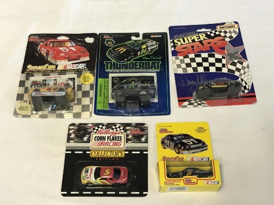 Lot of 5 NASCAR 1:64 Scale Diecast Cars NEW