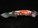 Biohazard Zombie Survival Gear Locking Knife