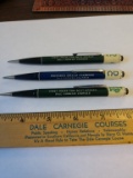 Vintage Dale Carnegie course prize pencils & ruler