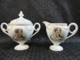 Vintage German Creamer Set of Josephine