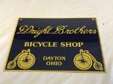 Wright Brothers bicycle shop bicycles Metal Sign