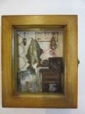 Fishing Shadow Box Key Holder