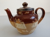 Vintage ceramic tea pot with hallmark