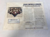 2009 NEW YORK YANKEES WORLD SERIES PATCH