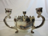 Silver Plated Flower / Candle Holder