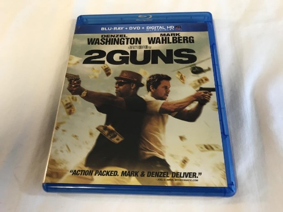 2 GUNS Denzel Washington BLU-RAY Movie