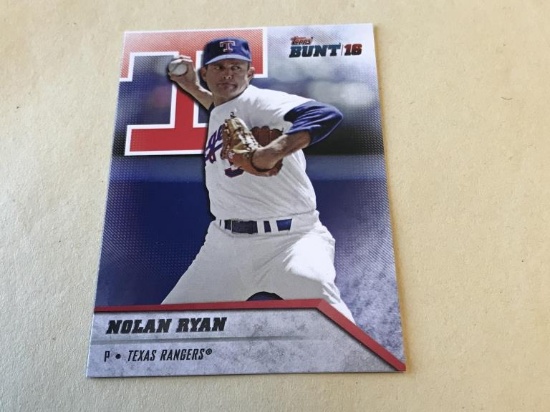 NOLAN RYAN 2016 Topps Bunt Baseball Card