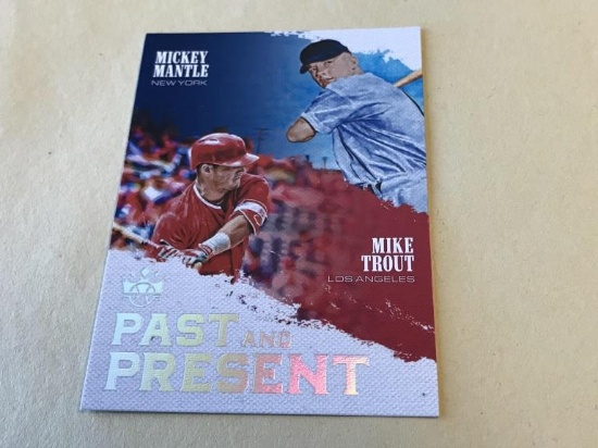 MICKEY MANTLE/MIKE TROUT 2018 Diamond Kings
