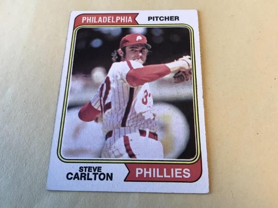 STEVE CARLTON Phillies 1974 Topps Baseball Card
