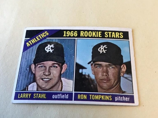 ATHLETICS ROOKIE STARS 1966 Topps Baseball Card