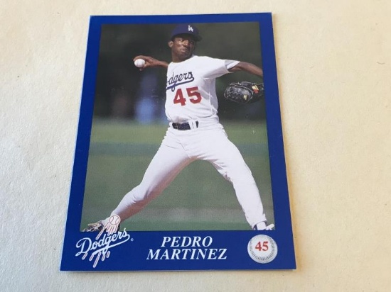 PEDRO MARTINEZ 1993 Dodgers Police Baseball Card