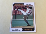 JUAN MARICHAL Giants 1974 Topps Baseball Card