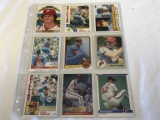 STEVE CALTON Lot of 9 Baseball Cards
