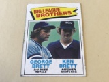THE BRETT BROTHERS 1977 Topps Baseball Card