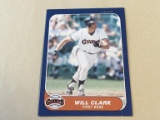 WILL CLARK 1986 Fleer Update ROOKIE Baseball Card