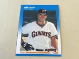 WILL CLARK 1987 Fleer ROOKIE Baseball Card