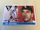 JIM RIVERA White Sox 1955 Topps Baseball Card #58