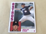 NOLAN RYAN Astros 1984 Topps Baseball Card