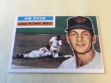 JIM DYCK Orioles 1956 Topps Baseball Card #303