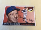 FRANK BAUMHOLTZ Cubs 1955 Topps Baseball Card #172