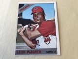 LEON WAGNER Indians 1966 Topps Baseball Card #65