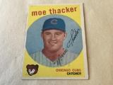 MOE THACKER Cubs 1959 Topps Baseball Card #474
