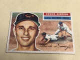 CHUCK DIERING Orioles 1956 Topps Baseball Card #19