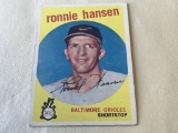 RONNIE HANSEN Orioles 1959 Topps Baseball Card