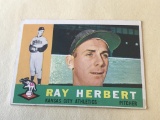 RAY HERBERT A's 1960 Topps Baseball Card #252