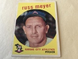 RUSS MEYER A's 1959 Topps Baseball Card #482
