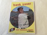 HANK SAUER Giants 1959 Topps Baseball Card #404