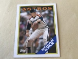 NOLAN RYAN Astros 1988 Topps Baseball Card