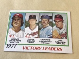 1977 VICTORY LEADERS 1978 Topps Baseball Card