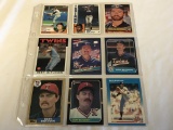 BERT BLYLEVEN Lot of 9 Baseball Cards