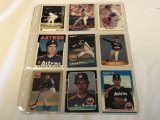 NOLAN RYAN Lot of 9 Baseball Cards
