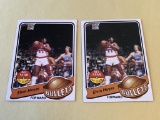 Lot of 2 ELVIN HAYES Bullets 1979 Basketball Cards