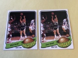 Lot of 2 DAN ISSEL Nuggets 1979 Basketball Cards