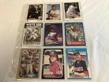 CARLTON FISK Lot of 9 Baseball Cards