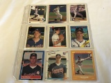TOM GLAVINE Lot of 9 Baseball Cards with ROOKIES