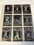 Lot of 9 1999 Bowman Chrome Baseball Cards STARS