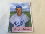 GEORGE SHUBA Dodgers 1954 Bowman Baseball Card 202